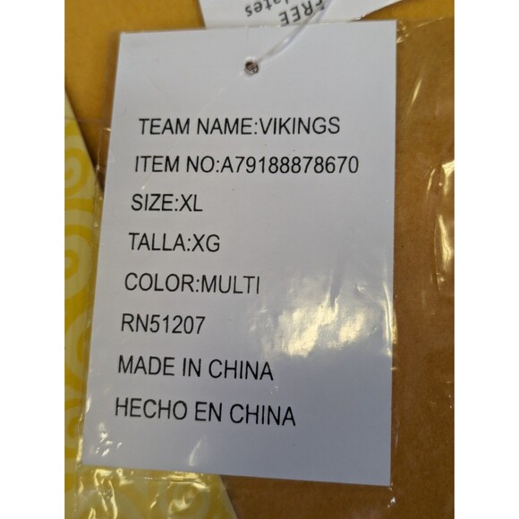 Minnesota Vikings Parka Jacket Mens XL Black Hooded Full Zip Vintage - Picture 8 of 13